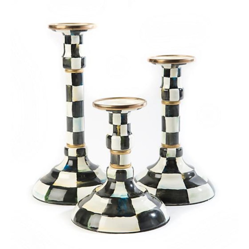 Courtly Check Candle Holder- Modest - Picture 2 of 2